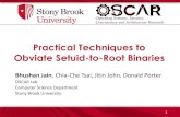 Practical Techniques to Obviate Setuid-to-Root Binaries · Protego prototype change 715 LoC in kernel De-privileged 12,732 lines of trusted binary code < 2% kernel compile time overhead