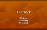 Clarinet - Kyrene School District...1_1/Mozart's_Clarinet_Quintet_in_A _Major_K_581.html 1862 Clarinet Mozart 1756-1791 Parts of the Clarinet Clarinet Assembly Begin by sitting in