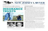 in matrimonial agreements INSURANCE TRUSTS · in matrimonial agreements INSURANCE TRUSTS Naim D. Bulbulia chairs the Livingston firm’s trusts and estates practice group. Jonathan