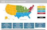U.S. CONTACT DIRECTORY · CONTACT DIRECTORY Zone Area WEST MIDWEST . SOUTH NORTHEAST . NATIONAL . Business Area . Aerospace Environmental . Marine Segment Management . Broker Engagement