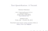 Text Quantification: A Tutorial - unipi.itdidawiki.cli.di.unipi.it/lib/exe/fetch.php/mds/txa/... · 2018. 12. 12. · Timeunitusedforsplit week year Training #ofdocs 12,807 2,510