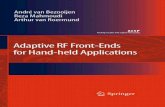 Adaptive RF Front-Ends for Hand-held Applicationsthe-eye.eu/public/Books/Electronic Archive/Adaptive_RF_Front-Ends_f… · OM Output match OTP Over temperature protection OVT Over