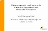 Kjell Hansson Mild National Institute for Working Life, Umeå, … · Examples of EMDEX recordings from EHS study Sandström et al, 2003. Kjell Hansson Mild Examples of EMDEX recordings