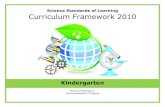 Science Standards of Learning Curriculum Framework 2010 · Science Standards of Learning Curriculum Framework 2010 Kindergarten – Page 1 Kindergarten Science Strand Scientific Investigation,
