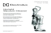 Upright Vacuum Cleaner...manual, take to Electrolux Authorized Service Center for repair. Gracias por elegir una aspiradora Electrolux. Estas instrucciones de operación sirven para