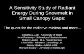 A Sensitivity Study of Radiant Energy During Snowmelt in Small … · 2020. 5. 7. · Chad Ellis - Silvatech Consulting Ltd. Danny Marks – USDA ARS Richard Essery - University of