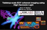 Tabletop-scale EUV coherent imaging using High Harmonic …Facility scale • Synchrotron and free electron lasers • EUV to 12 keV (EUV to hard X-rays) • Nano to femto time resolution