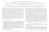 Impact of Epidural Analgesia on Mortality and Morbidity After … of Epidural Analgesia on... · Annals of Surgery Volume 259, Number 6, June 2014 Impact of Epidural Analgesia on