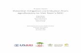 Project report Potential mitigation contribution from agroforestry … Nam NDC Contributi… · Pham Thanh Van Dinh Thu Hang World Agroforestry Centre (ICRAF) Viet Nam Southeast Asia