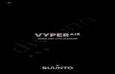 Suunto Vyper AIR - Manual do Utilizador · 2017. 10. 28. · 1. BEM-VINDO AO MUNDO DOS INSTRUMENTOS DE MERGULHO DA SUUNTO O Suunto Vyper AIR foi concebido para o ajudar a tirar o
