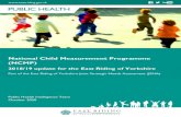 National Child Measurement Programme (NCMP) · National Child Measurement Programme (NCMP) Summary of results for East Riding of Yorkshire, updated to include 2018/19 Contents Section