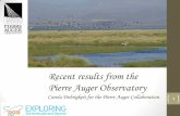 New Recent results from the Pierre Auger Observatorysheaff/PASI2012/seminars/... · 2012. 3. 20. · 8 The Pierre Auger Observatory It is the largest cosmic ray array ever built.
