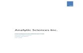 Analytic Sciences Inc.darleneferrikurjack.weebly.com/uploads/7/2/8/4/...Analytic Sciences Intervention Recommendations 1 Analytic Sciences Inc. Context and Performance Issues Analytic