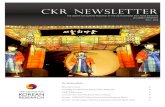 CKR NEWSLETTERckr.weai.columbia.edu/.../uploads/2015/12/CKR-2014.pdf · 2015. 12. 18. · CKR Publications 4 An Interview with Professor Gari Ledyard 5 Events: CKR/KEI Policy Forum