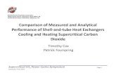 Comparison of Measured and Analytical Performance of Shell ...sco2symposium.com/papers2014/heatExchangers/13PPT-Cox.pdfpredicting the heat transfer and pressure drop performance of
