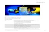 Mechatronic Catalogue GB-08-2004 · Berger Lahr Mechatronic Basic Products 8/2004 129 Actuators You can use the actuators from Berger Lahr to position flaps, valves or slides with