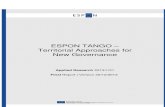 ESPON TANGO – Territorial Approaches for New Governance · 2019. 7. 8. · The TANGO (Territorial Approaches to New Governance) project asserts that territorial governance, as defined