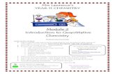 Module 2 Introduction to Quantitative Chemistry · YEAR 11 CHEMISTRY . Module 2 Introduction to Quantitative Chemistry . Student Learning Guide . ... to form four molecules of carbon