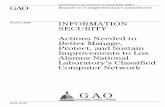 GAO-10-28 Information Security: Actions Needed to Manage ... · LANL has implemented measures to enhance its information security controls, but significant weaknesses remain in protecting