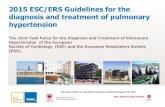 2015 ESC/ERS Guidelines for the diagnosis and treatment of ...€¦ · 4.2.4 Congenital pulmonary artery stenosis 4.2.5 Parasites (hydatidosis) 5. Pulmonary hypertension with unclear