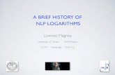 A BRIEF HISTORY OF NLP LOGARITHMSpersonalpages.to.infn.it/~magnea/Edinburgh16.pdf · A classic way to organize Sudakov logarithms is in terms of the Mellin (Laplace) transform of