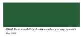 GNM Sustainability Audit reader survey resultsimage.guardian.co.uk/sys-files/Guardian/documents/2009/... · 2016. 3. 10. · GNM Sustainability Audit reader survey results 09! c2nd8th