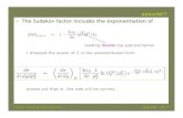 aaacckk!! The Sudakov factor includes the exponentiation of ZZThe Sudakov factor includes the exponentiation of ... I dropped the power of 2 in the exponentiated form 2 ... by cheating