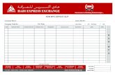 Deposit Slip 2 - hadiexchange.ae · CBUAE Authorized Agent for Salary Processing I Smart Salary Service to Smartly Pay Your Employees BUR DUBAI BR.: Shop NO. 1&2, Souq Al Al Fahidi