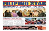 Montrealers welcome the new Philippine Ambassador to ...filipinostar.org/issues/fstar-sep-2014.pdfMontrealers welcome the new Philippine Ambassador to Canada Hon. Petronila Garcia,