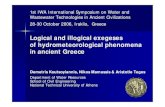 Logical and illogical exegeses of hydrometeorological ... · As demystified by the historian Diodorus Siculus (c. 90-30 BC) and the geographer Strabo (c. 64 BC-24 AD), the meaning