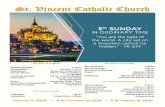 St. Vincent Catholic Churchcatolicosnaflorida.org/wp-content/uploads/2020/02/...2020/02/09  · February 9, 2020 • 9 de Fevereiro de 2020 • 9 de Febrero de 2020 6350 NW 18th Street,