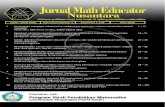 Jurnal Math Educator Nusantara - repository.unpkediri.ac.idrepository.unpkediri.ac.id/340/1/jtm.pdf · Lina Rihatul Hima, S.Si., M.Pd ( Prodi Pendidikan Matematika, Universitas Nusantara