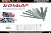 New GALGAS · 2012. 9. 11. · GALGAS DE ESPESORES Las galgas de espesores EGA Master están diseñadas para los profesionales más exigentes, fabricadas en acero templado EGA Master