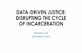 DATA-DRIVEN JUSTICE: DISRUPTING THE CYCLE OF … · NAMI MEANS MORE than simply nope—we educate families and those llvlng witn mental Illness and advocate nlgnt and day to ensure