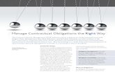Manage Contractual Obligations the Right Way · Contracts and regulations state obligations which should be managed and monitored throughout the contract lifecycle, and frankly, across