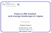Future LNG market and energy landscape in Japan · Chikako Ishiguro Osaka Gas Co.,Ltd. cisiguro@osakagas.co.jp 19th January 2016 Future LNG market and energy landscape in Japan