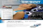 NEW BEACH-CHAIR » – the ultimate positioning device....A D C B E F H I I G The device can also be used for operations while not in the beach chair position, for example: Straps