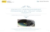 QUALITY improvement Powered BY trust and tempt*...QRQC: Quick response to Quality Concern DMAIC : Définir, Mesurer, Analyser, Innover et Contrôler 5S : Supprimer l'inutile, Situer