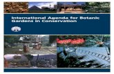 International Agenda for Botanic Gardens in Conservationbe a priority. The BGCI databases list over 10 000 rare and endangered species in cultivation in botanic gardens. In 1987, BGCI