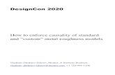 DesignCon 2020...DesignCon 2020 How to enforce causality of standard and “custom” metal roughness models Vladimir Dmitriev-Zdorov, Mentor, A Siemens Business vladimir_dmitriev-zdorov@mentor.com,