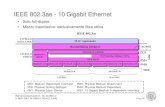 IEEE 802.3ae - 10 Gigabit Ethernet€¦ · Reti di Comunicazioni – M. De Marco 3. RETI DATI IN AREA LOCALE (LAN) Slide 77 IEEE 802.3ae - Tipologia Standard Tipo fibra Massima lunghezza