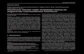Raj K. Vinnakota*, Zuoming Dong, Andrew F. Briggs, Seth R ... · 2 R.K. Vinnakota et al.: Plasmonic electro-optic modulator based on degenerate semiconductor interfaces absorption