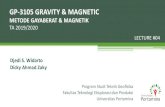GP-3105 GRAVITY & MAGNETIC...Adapted from Romberg (1958) Gravity Modeling 2D Modeling for Polygonal Body Talwani, M, Worzel, JL, and Landisman, M, 1959. Rapid Gravity Computations