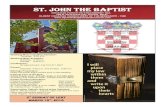 ST. JOHN THE BAPTIST...2018/03/18  · P. Subasic M. Calvert M. Calvert P. Subasic Eucharistic Ministers T. Jaksetic S. Morrow Cantor P. Davidson Choir Servers A. Garcia I. Garcia