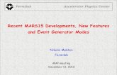 Department of Physics | - Recent MARS15 Developments ...physics.princeton.edu/mumu/target/mokhov/mokhov_131213.pdfSATIF11, KEK, Sep. 11-13, 2012 Nikolai Mokhov et al., Hadron Production