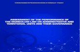 ADMINISTRATIVE AND TERRITORIAL UNITS AND THEIR … · laws, provide analysis and recommendations for their linkages with the LATUG. 6. Undertake empirical studies, if necessary. 7.