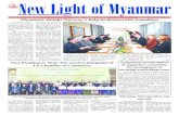 New ight of Myanmar · 2014. 2. 9. · Thaung, ward administrator, made 20 bell-mouthed pans of htamane for donation. Kyemon School for the Disabled Children gets new school building