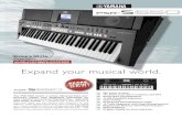 EXPAND YOUR MUSICAL WORLD. - Yamaha2 EXPAND YOUR MUSICAL WORLD. A new level of realism to the PSR-S650 – a first at this price point! Enhances built in Styles. MegaVoices feature