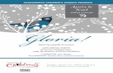 WINTER CONCERT Glofiia! · Solo/Duet: Riley Reck and Brooke Leonard Beautiful City Spiritual Oh, What a Beautiful City arr. Andre J. Thomas In Bright Mansions Above Cantoris Kyrie