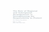 The Role of Regional and Subregional Arrangements in ... · direct enforcement measures, African institutions have been notably proactive in implementing regional preventive mechanisms.